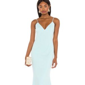 katie may X REVOLVE BAMBINA DRESS IN SKY